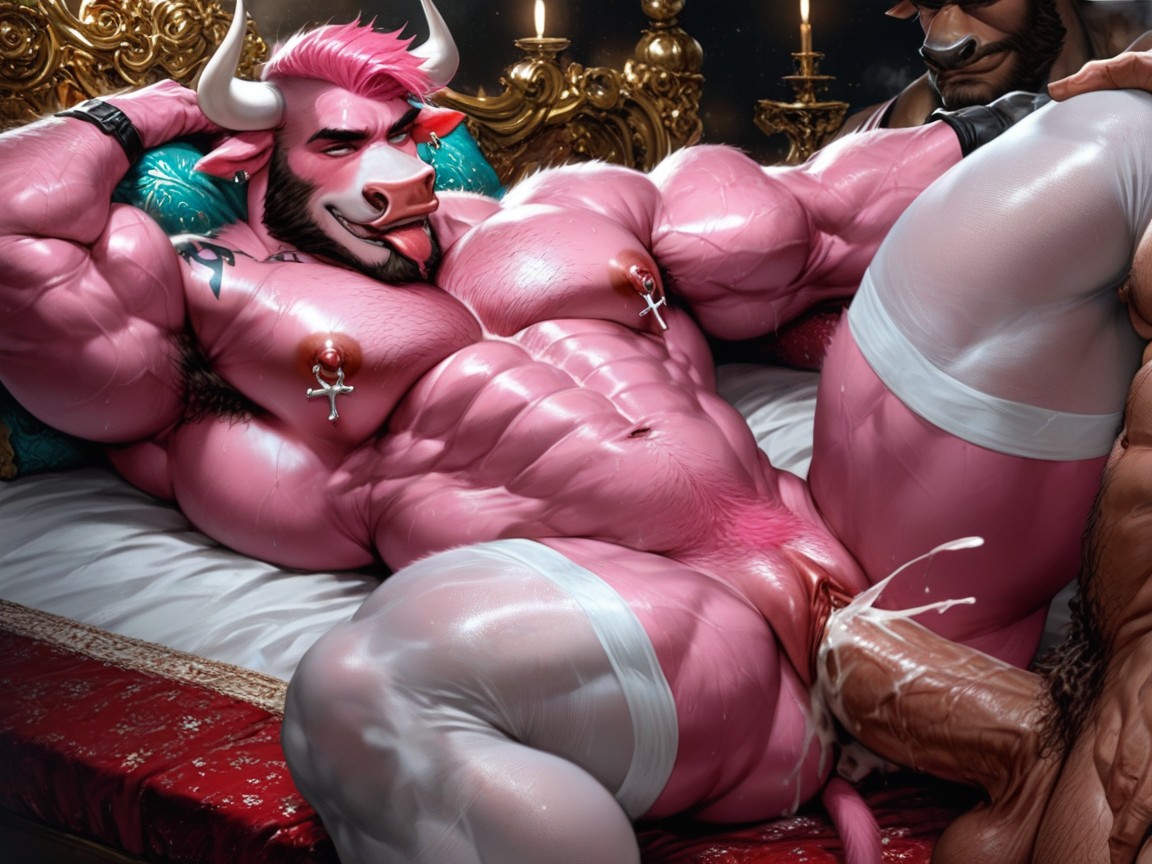Man, Semen On Body, Pussy AI Gay Porn