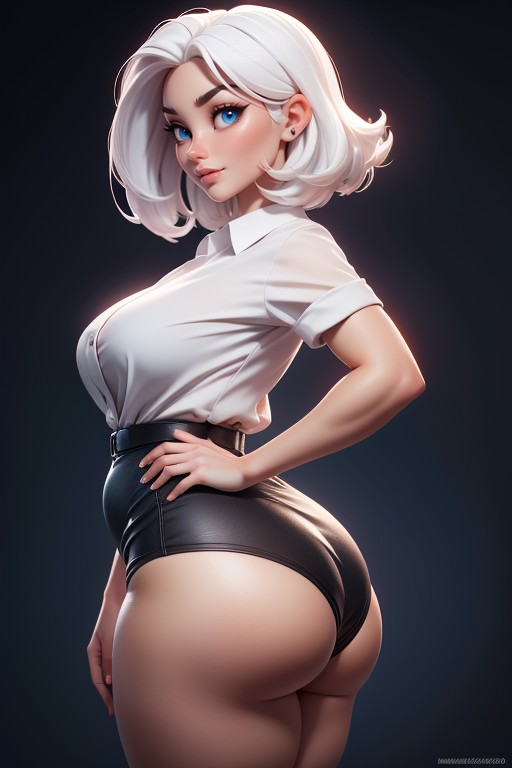Office Shirt, 18+, Sexy Pose Hentai AI Porn