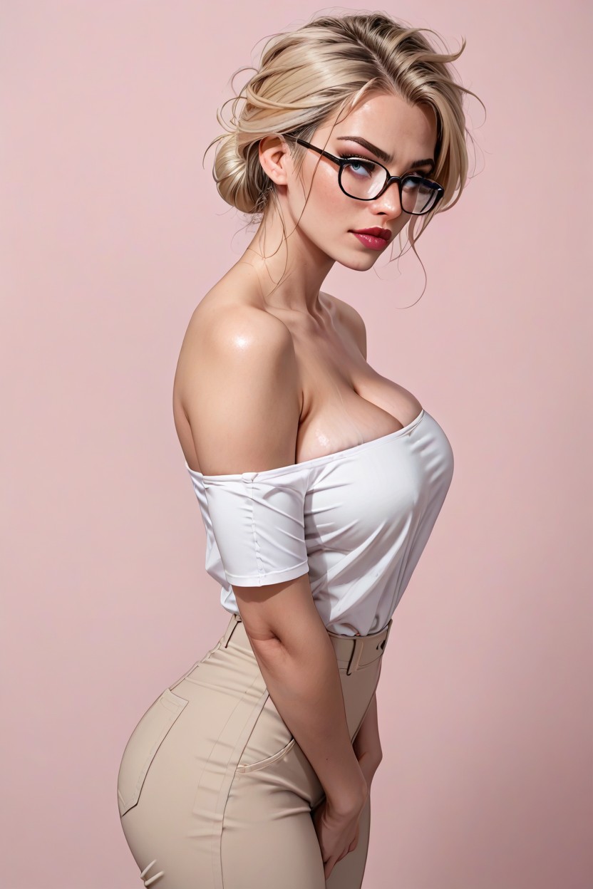 Slimthighs, Off Shoulders, Hyper Arched Back AI Porn