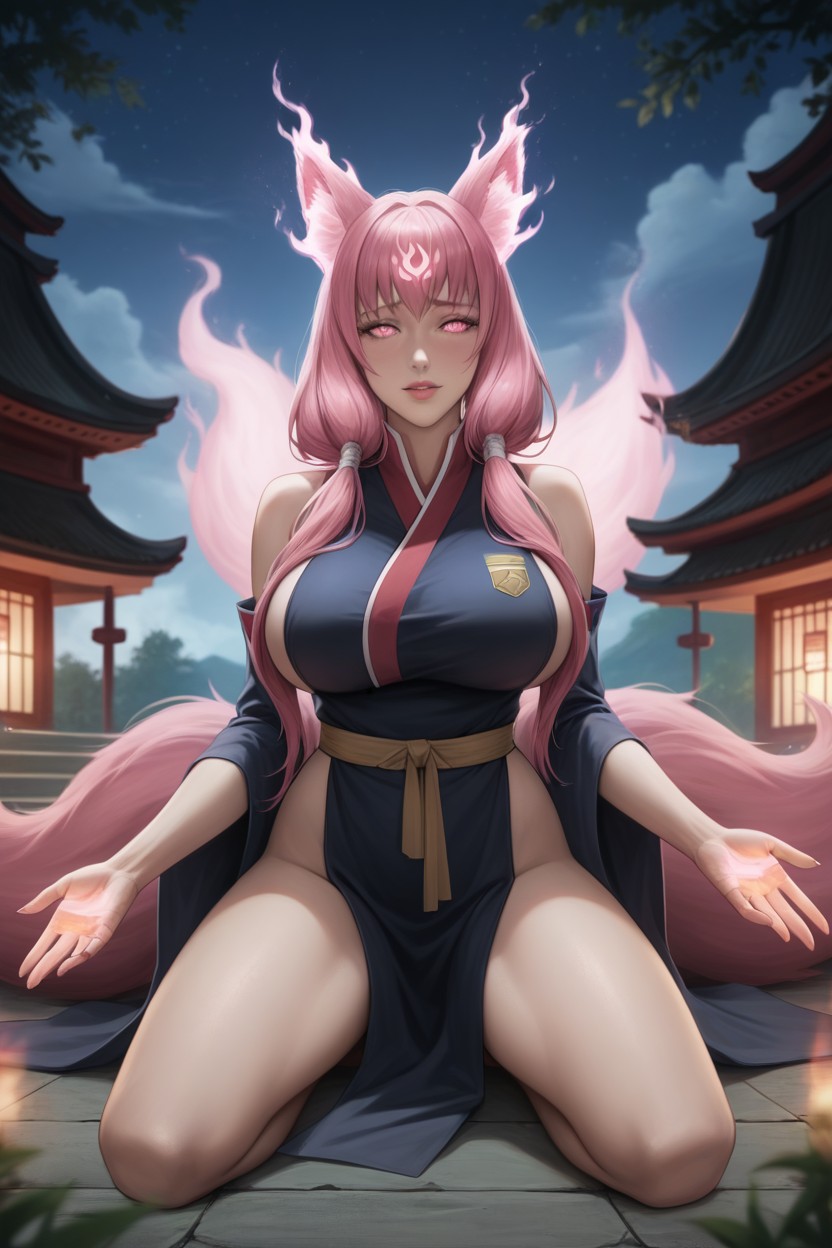 Heads Out, Ultra Detailed, Tamaki Kotatsu From Fire Force Hentai AI Porn