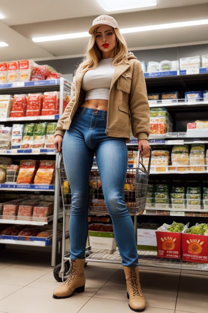 Full Body, Realistic Photo, Leggings Shemale AI Porn