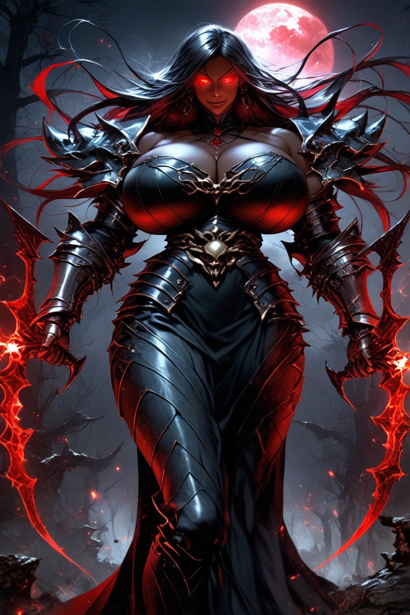 Smile, Gigantic Hyper Breasts, Large Shoulders Hentai AI Porn
