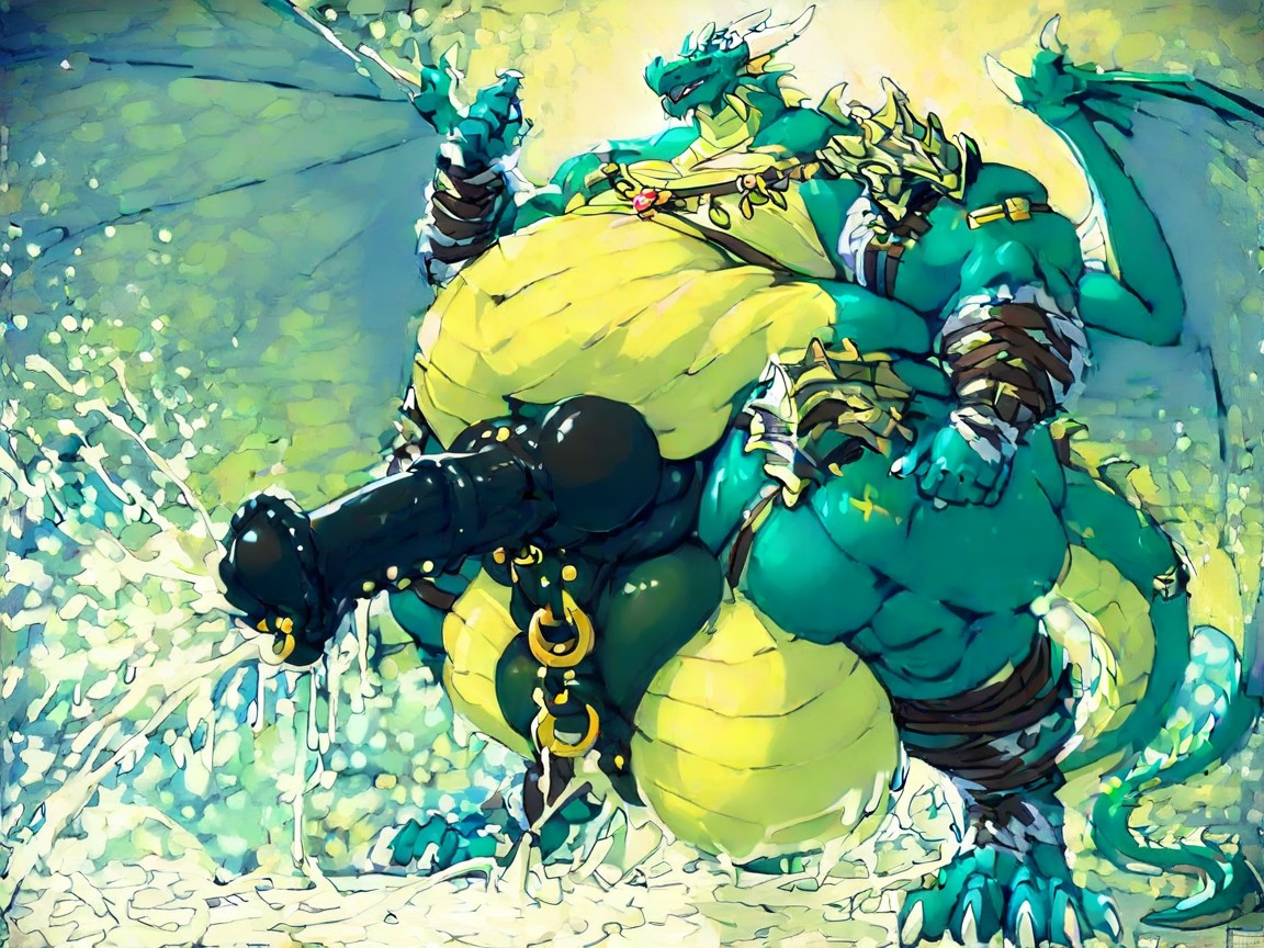 Hermaphrodite, Large Areola, Detailed Furry AI Porn