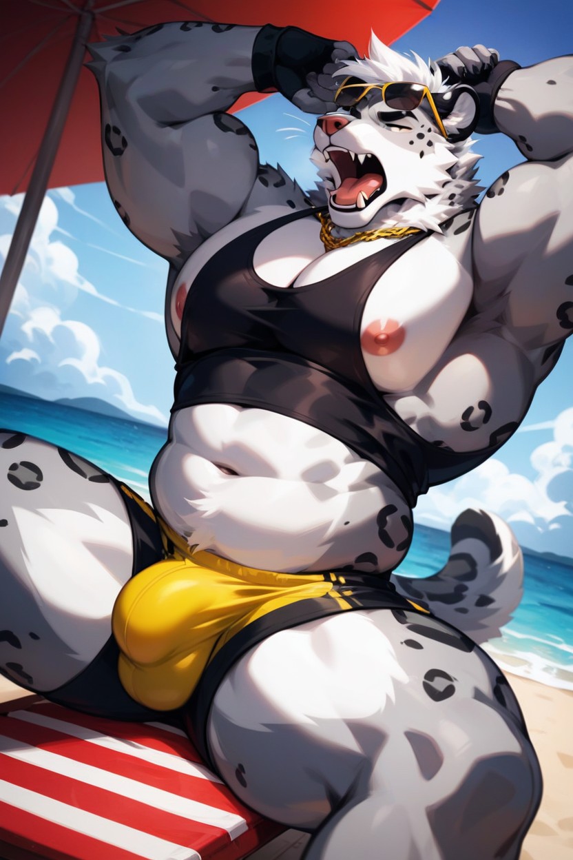 Rounded Ass, 18+, Gay Furry AI Porn