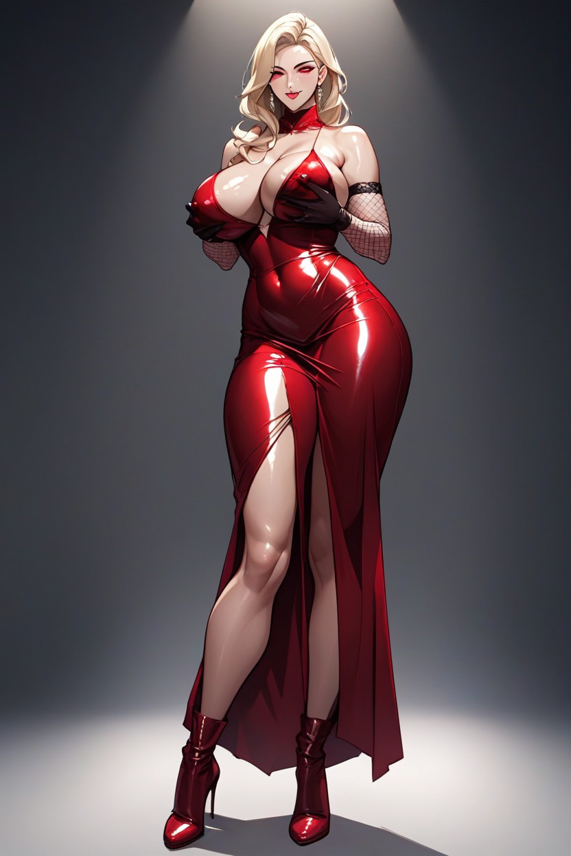 Busty, Oiled Body, Cinematic Hentai AI Porn