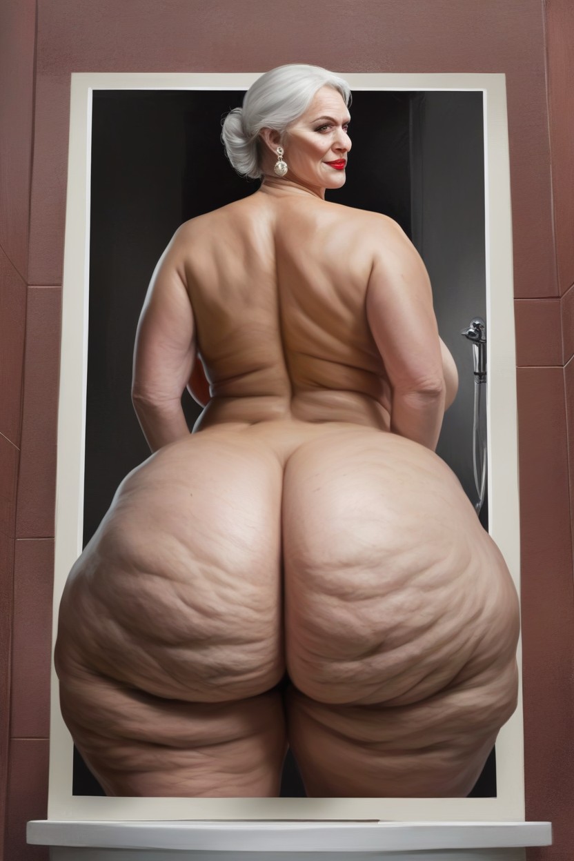Naked, Pubic Hair, Ssbbw AI Porn