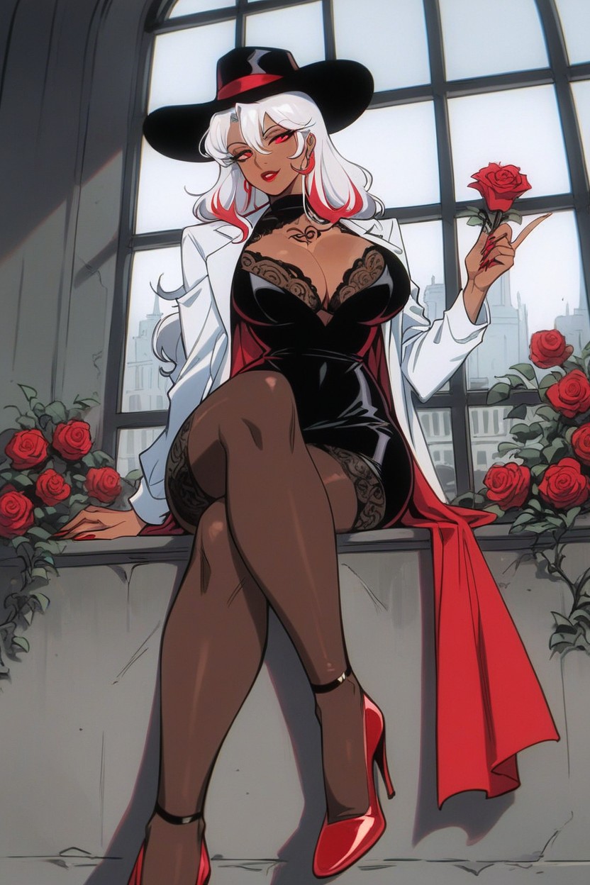 Dark Skin, 18+, Cleavage Hentai AI Porn