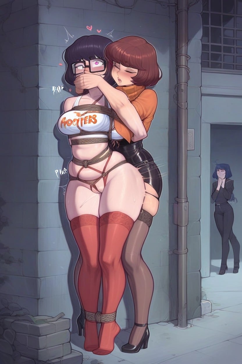 Lesbian Sex, 18+, Massive Ass Hentai AI Porn
