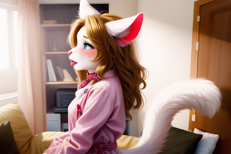 Collar, Body, Timid Furry AI Porn