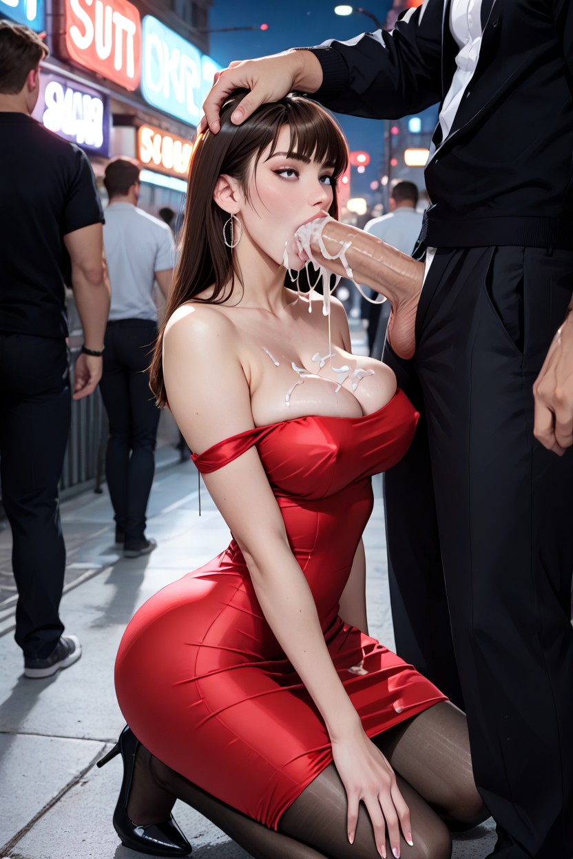 Ultra Big Round Ass, Looking Away, Arched Back AI 포르노