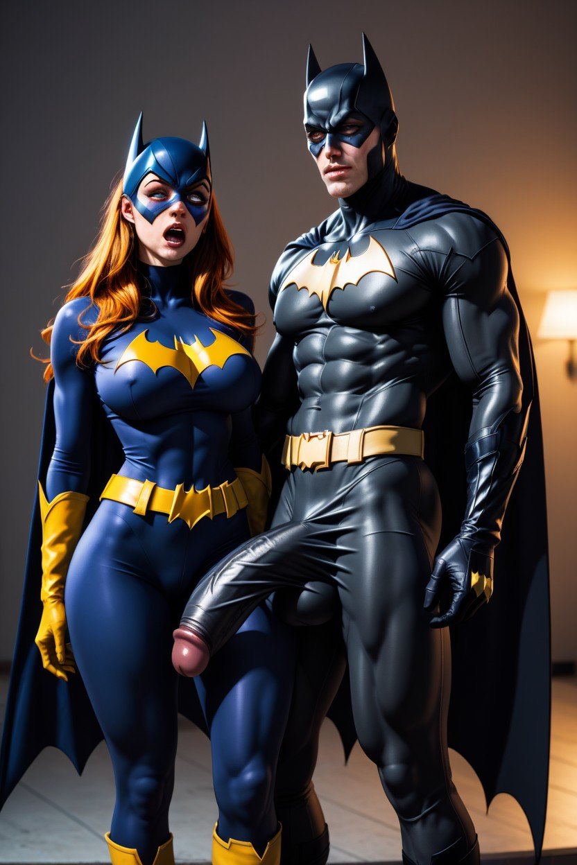 Batgirl, Enormouse Cock, 18+퍼리 AI 포르노