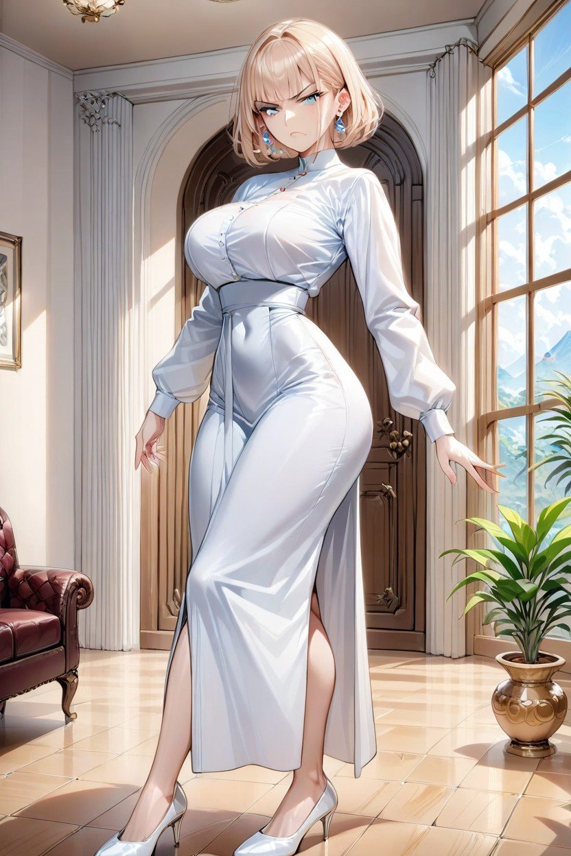 Step Auntie Curvy Back Tight Waist Frail Body Unique Hair Intense Glaring Stare Sassy Attitude Moxie Movement Hyperactive Accurate Anatomy Elegant Resolution Upscaled Max Hyper Profusely Upgrade Image Diagonal View Siting Legs Kicking, Petit Cul, 18+Porno IA Hentai