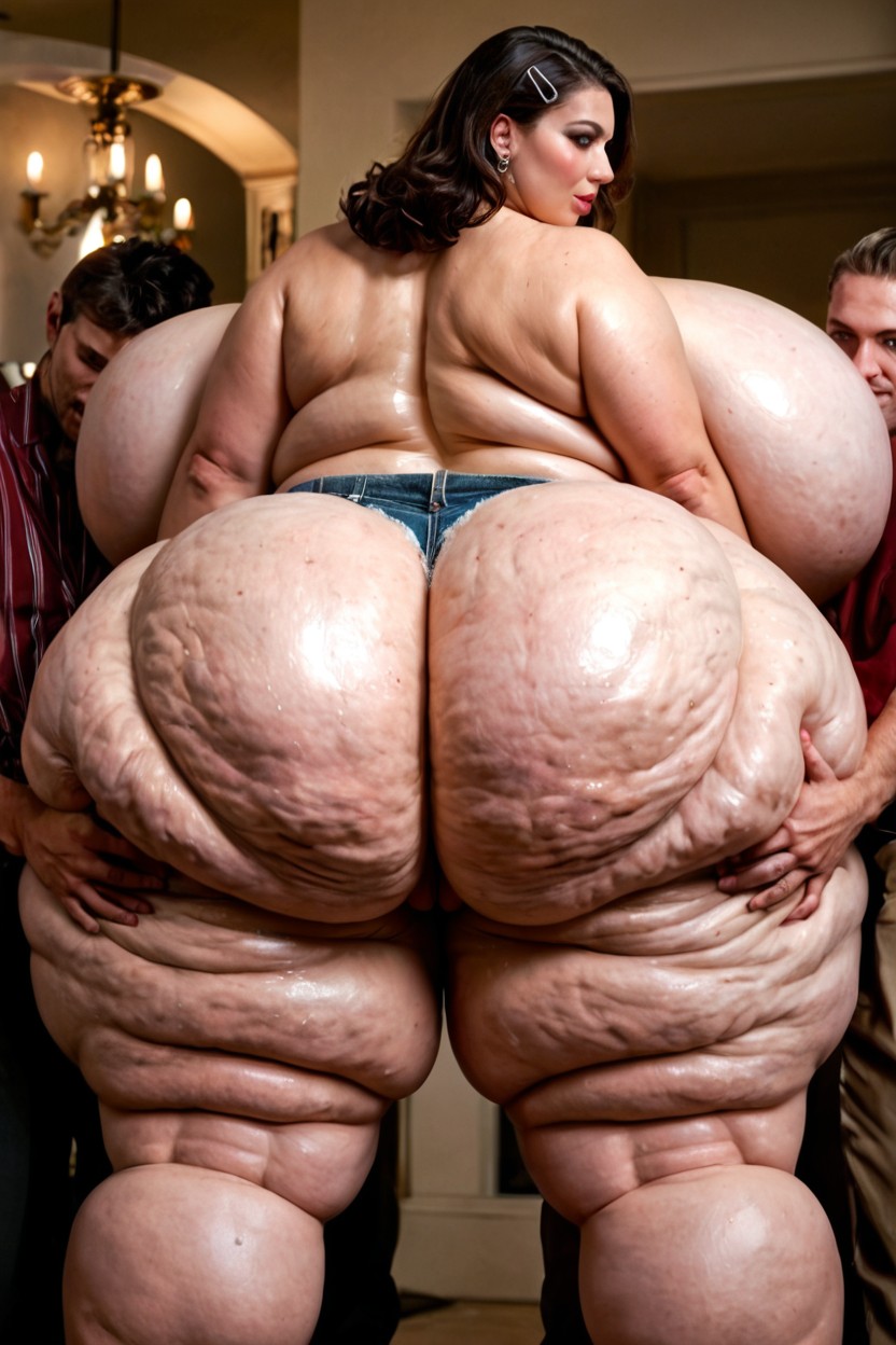 Oiled Skin, Massive Bbl, Fake Ass Implants BBW AI Porn