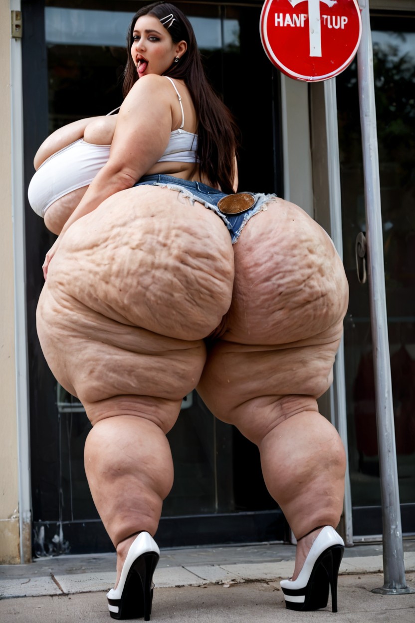 Parada De Autobús, Cuerpo Completo, Massive Bbl Porno BBW IA