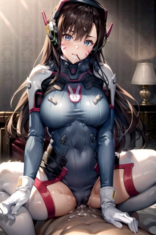 D'va (overwatch), Fit, Bedroom Hentai AI Porn