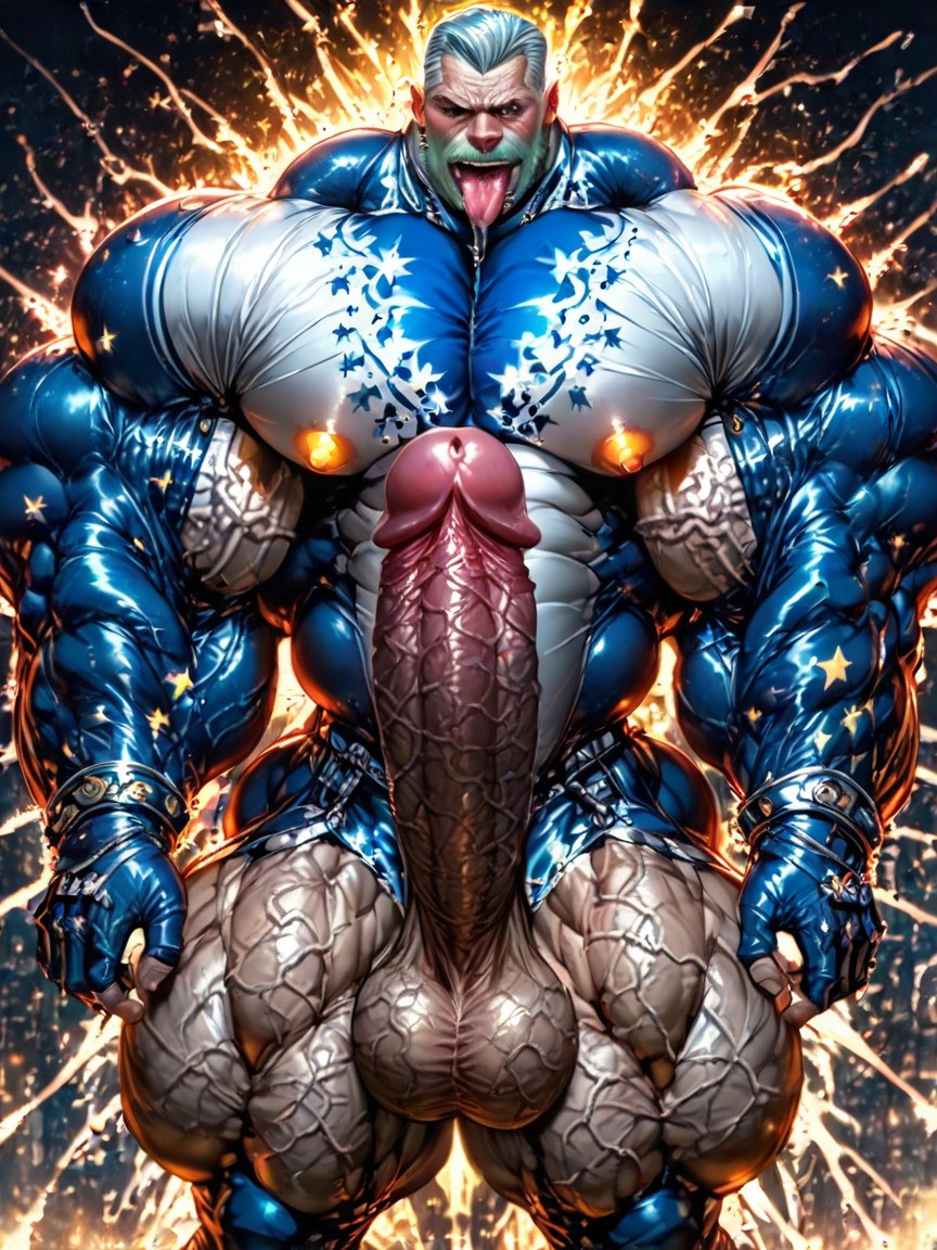 Giant, Veiny Balls, Long Torso AI Gay Porn