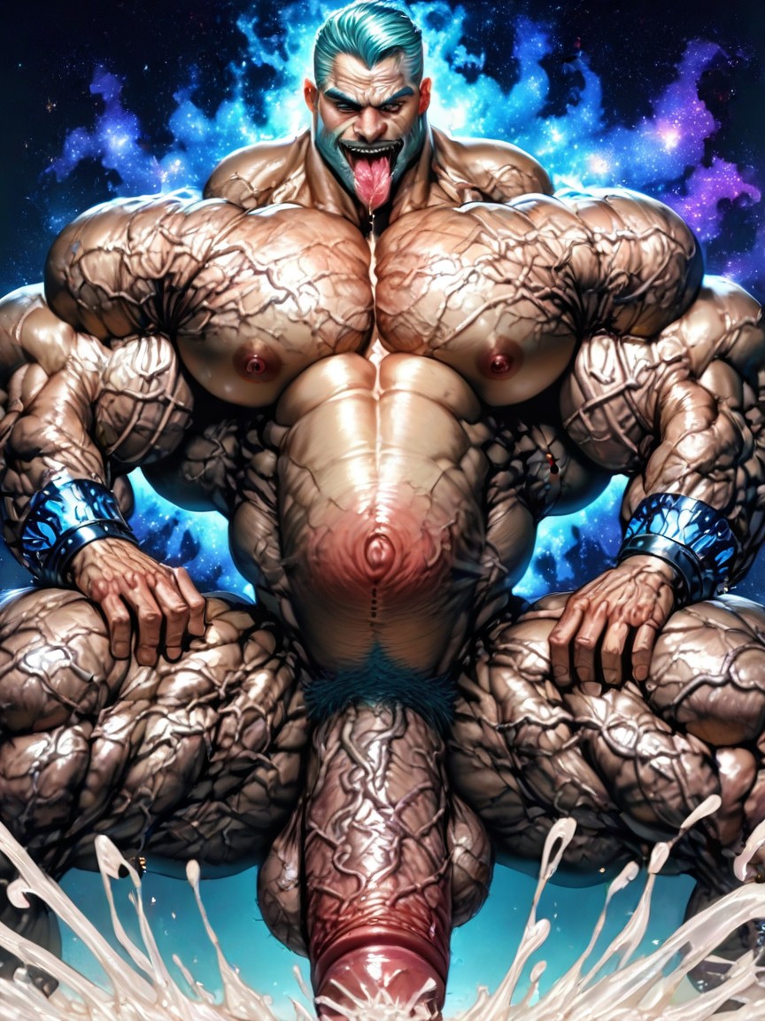 Ethereal Skin, Meters Tall, Veiny Penis Head AI Gay Porn