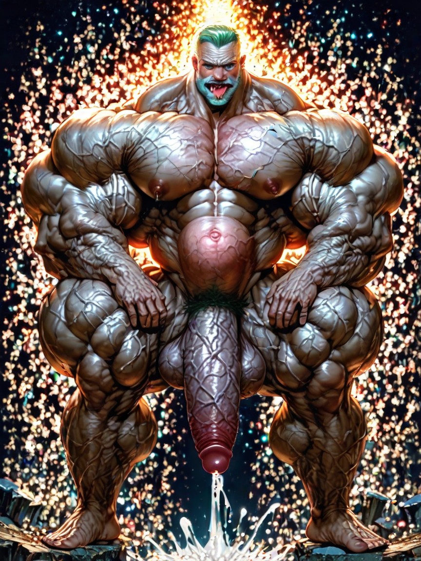 Ethereal Skin, Manly Face, Big Bulge AI Gay Porn