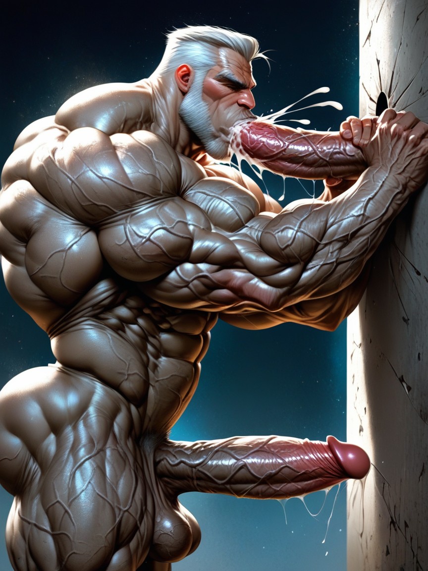 Messy Oral, Veiny Penis, Absurd Res AI Gay Porn
