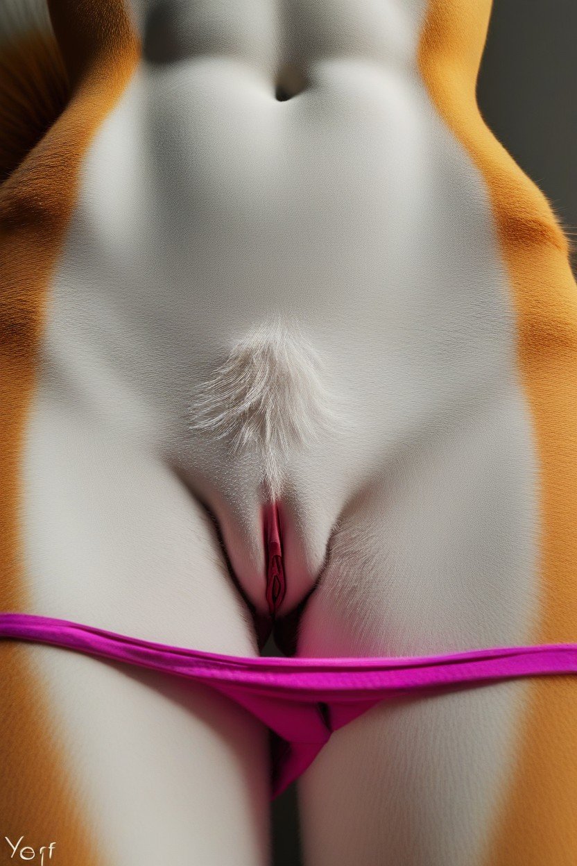 Innie Pussy, Zoom, Fluffy Tail Furry AI Porn