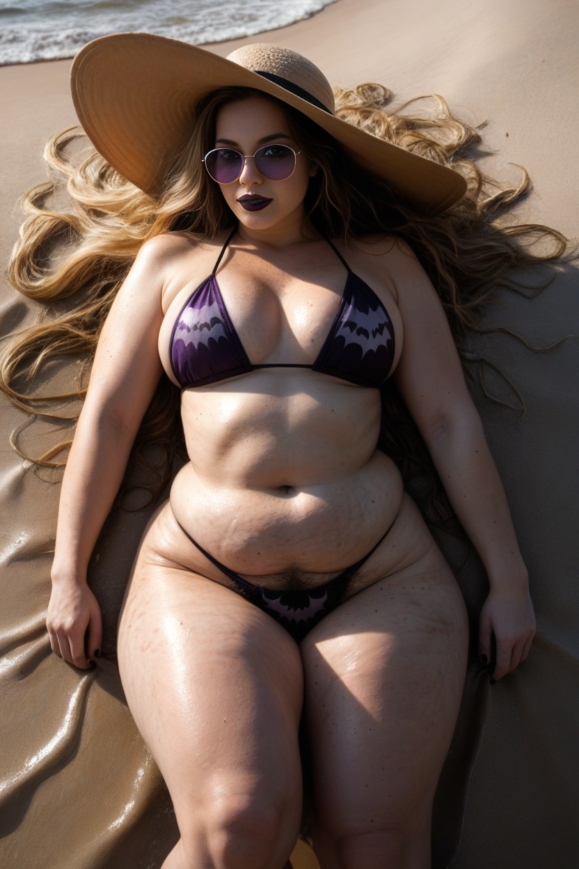 Hyper Detailed Skin, Soft And Shaky Fat, Hyperrealistic Details AIポルノ