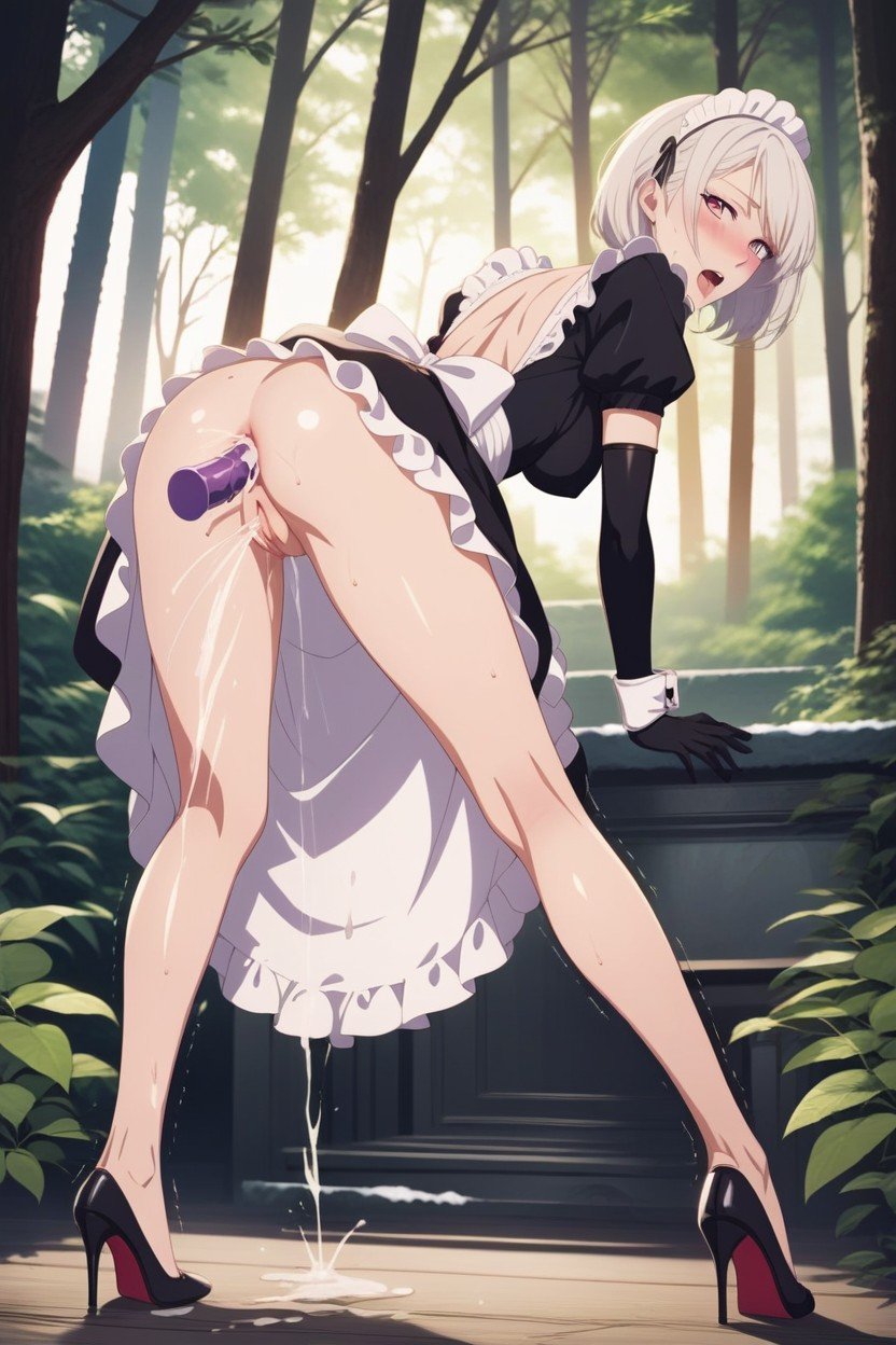 Deep Blush, Leaning, B From Nier Automata Hentai AI Porn