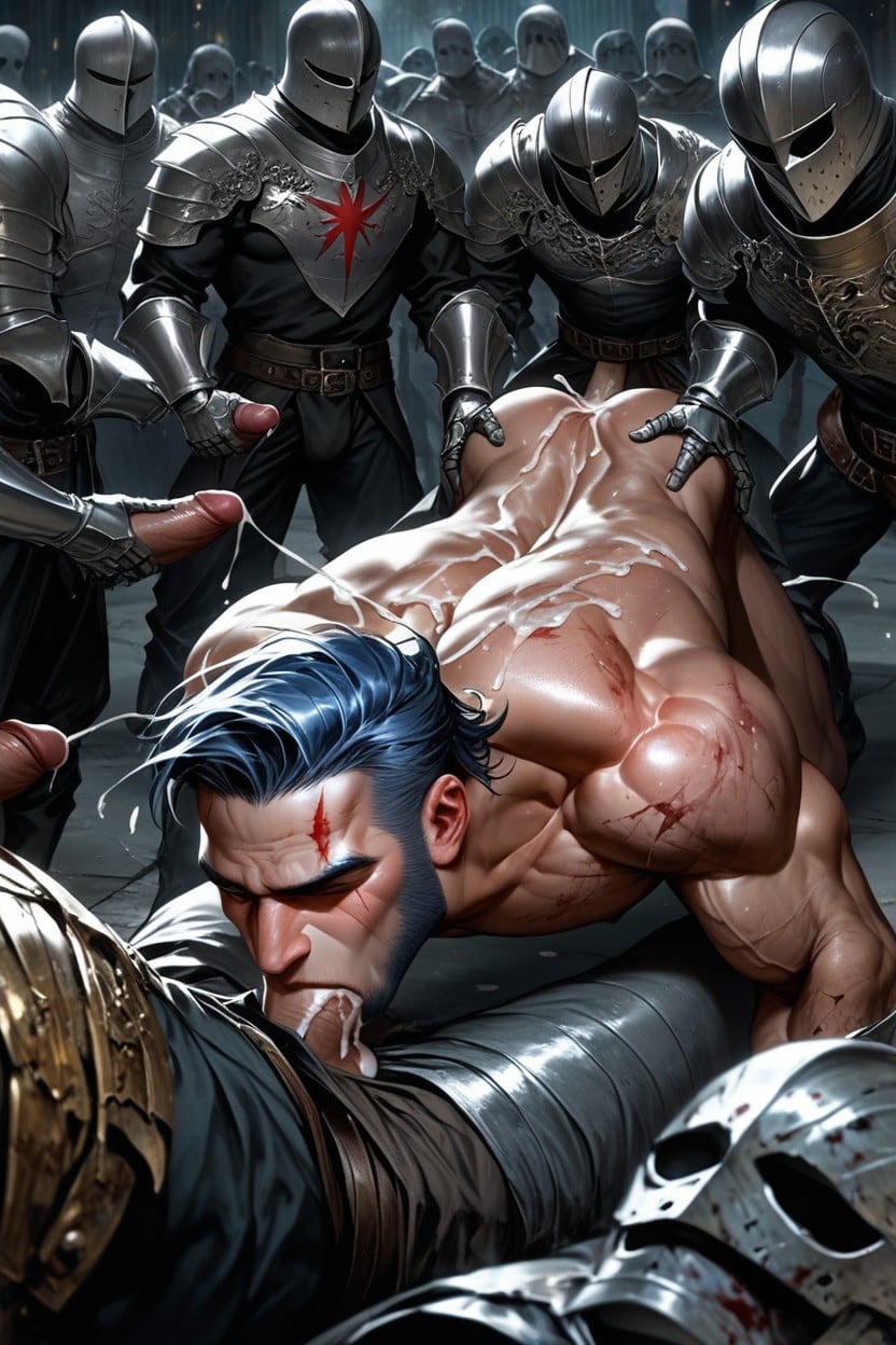 Gay Sex, Deepthroat Throat, Too Many Undead AI Gay Porn