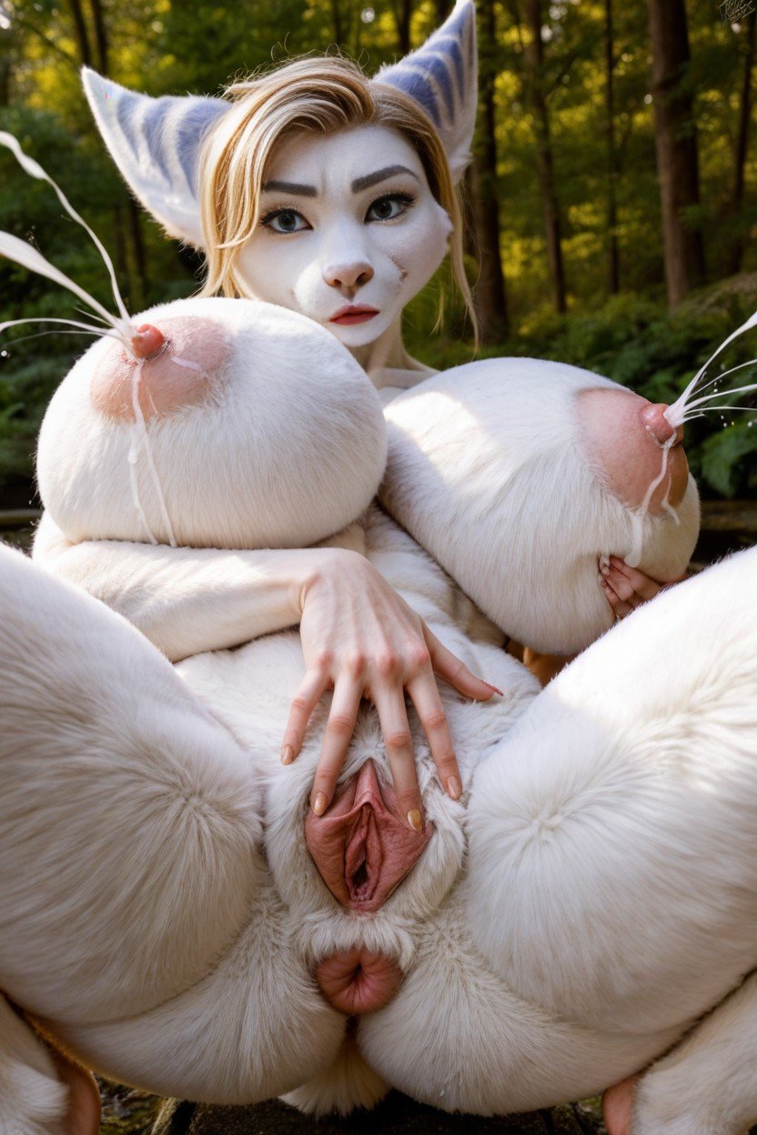 Puffy Pussy, Octane Render, Masturbation FémininePorno IA Gay