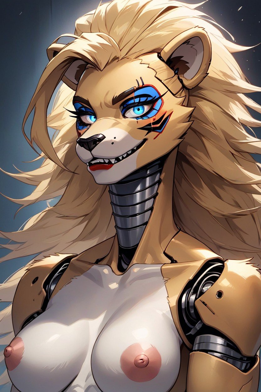 Slicked Back Hair, 18+, AnimatronicFurry IA