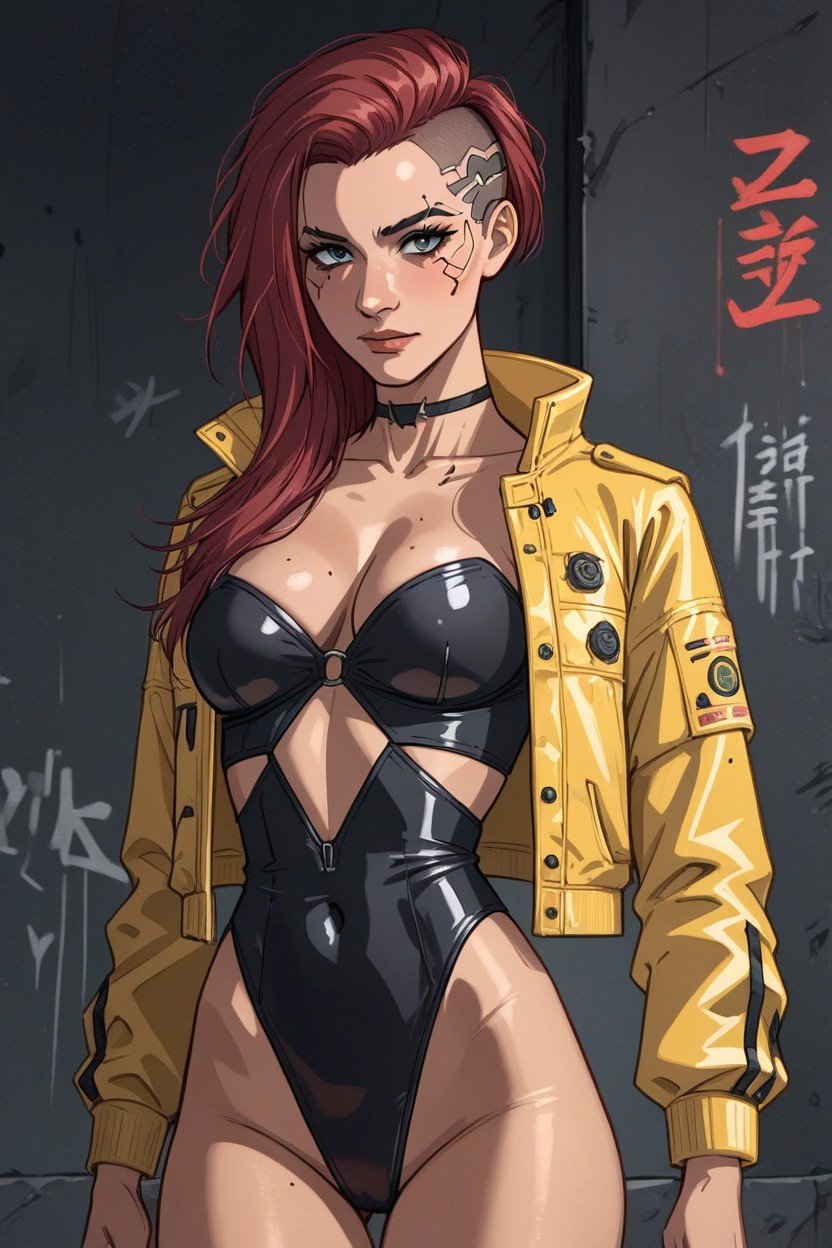 Valerie From Cyberpunk, 18+, Latex Suit Hentai AI Porn