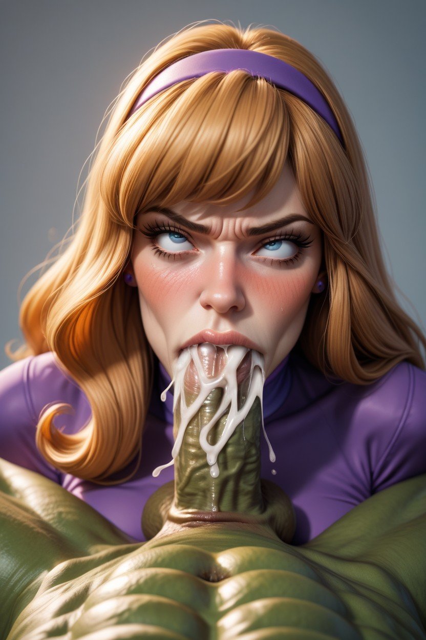 Daphne Blake, 부끄러움, 화난 얼굴쉬메일 AI 포르노