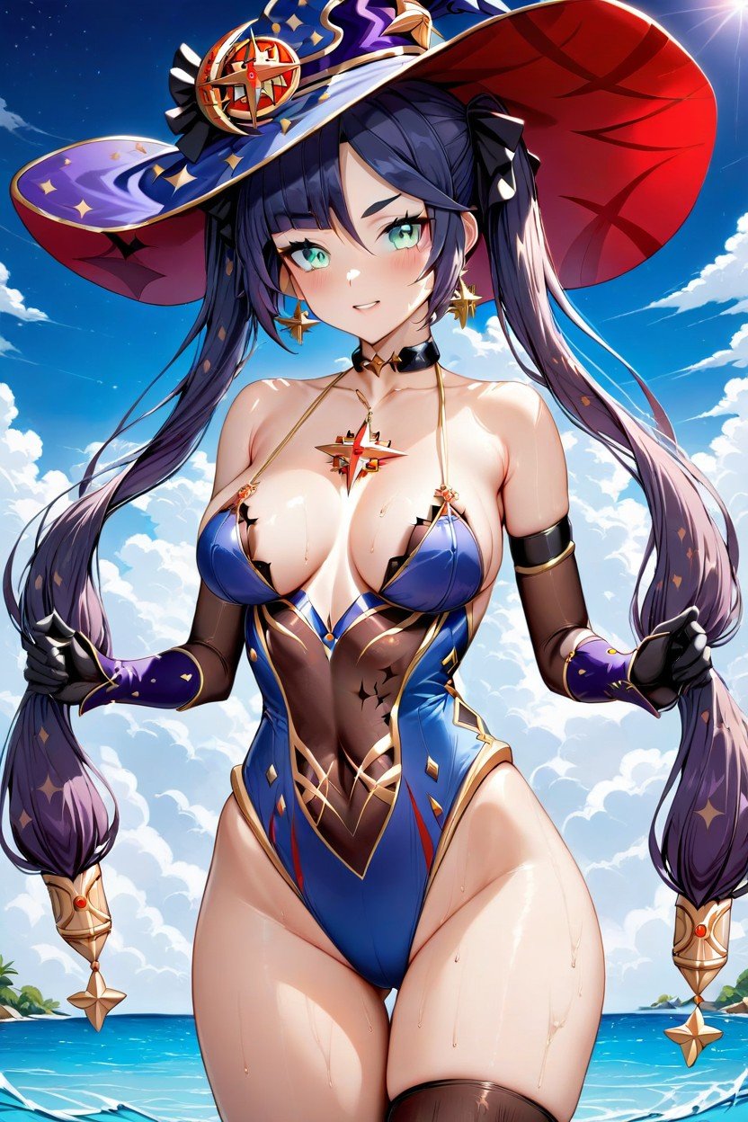 Mona From Genshin Impact, 18+ヘンタイAIポルノ