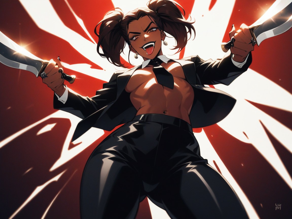 Splatter In Background, Bottom Up, Tight Breasts AI Porn