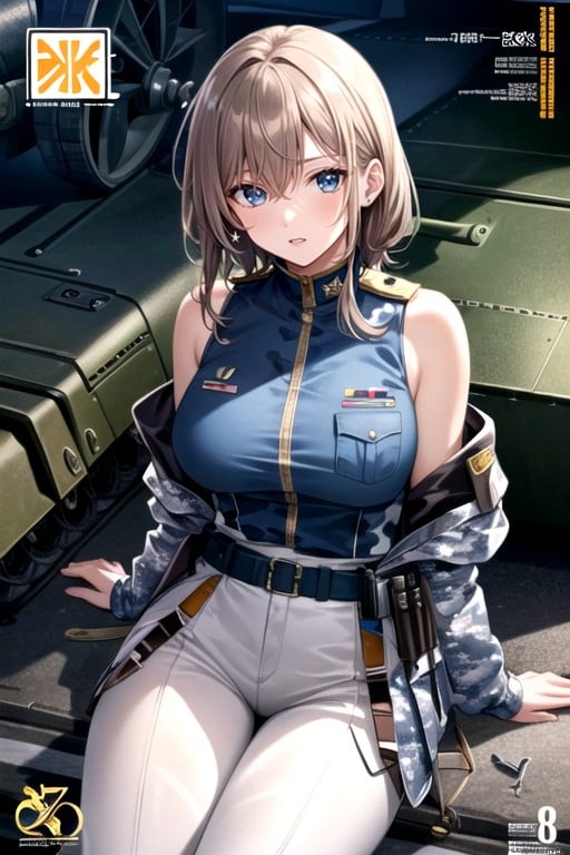 18+, Magazine Cover, Tank Furry AI Porn