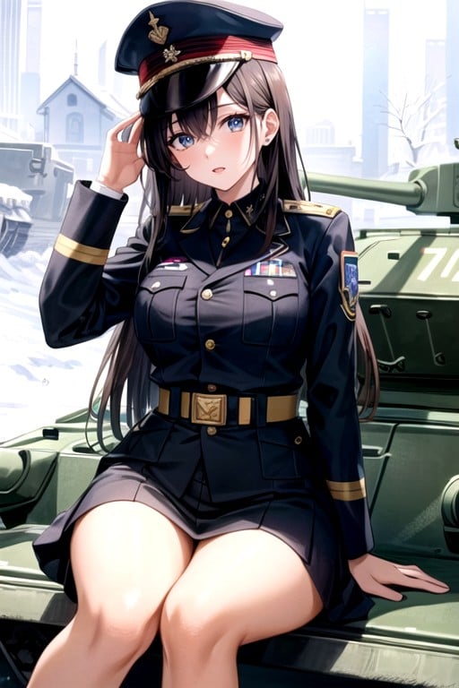 Sitting, One Woman, Restricted CapHentai IA