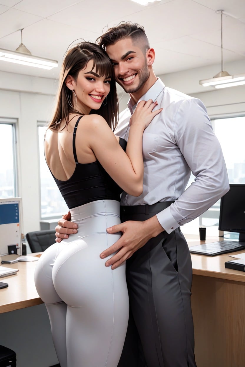 Third Person, Ultra Big Round Ass, Huge Squeezed Boobs AI Porn