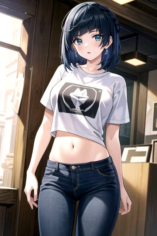 Jeans, 18+, Yelan (genshin Impact) Furry AI Porn