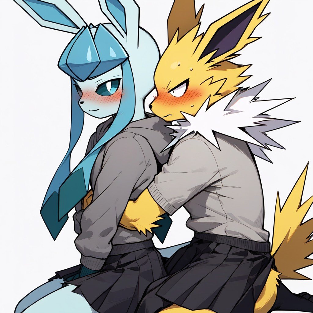 Foto Da Cintura, Grey Hoodie, Pokemons Pornografia peluda com IA