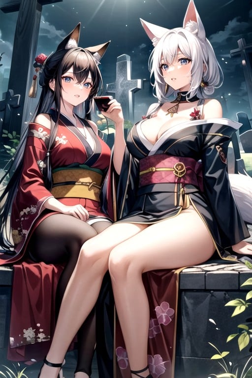 Kimono, Katana, KogitunemaruFurry IA