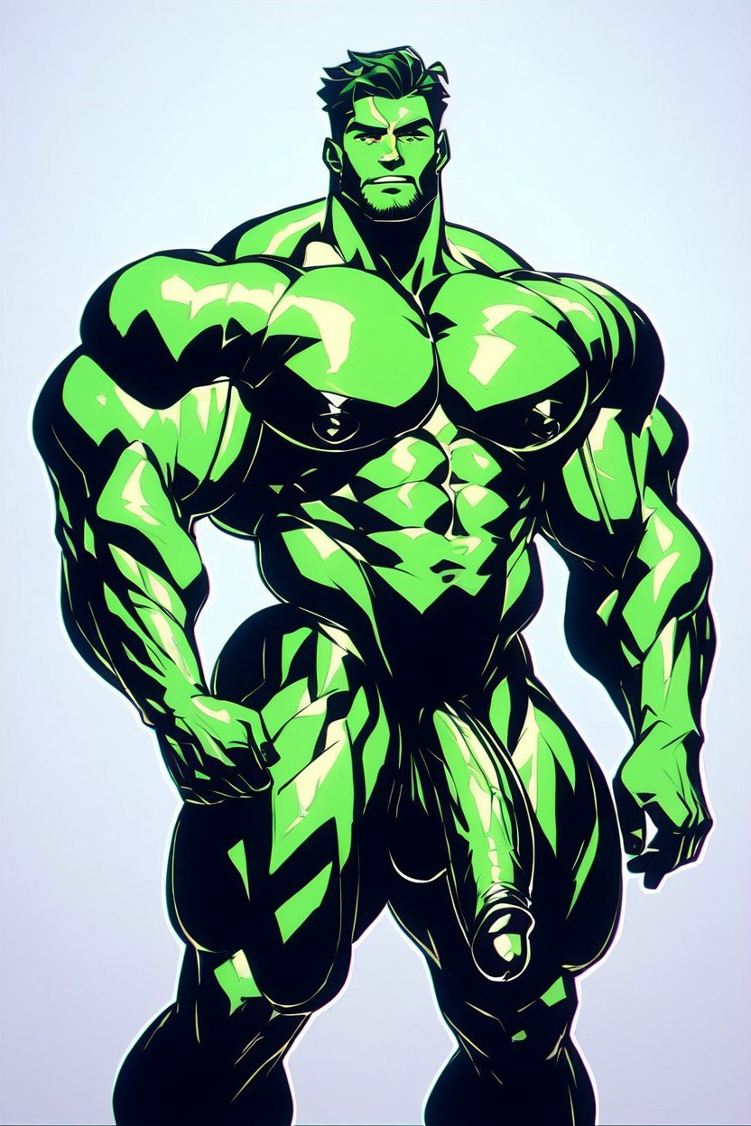 Big Pecs, Hulk, 18+ AI Gay Porn