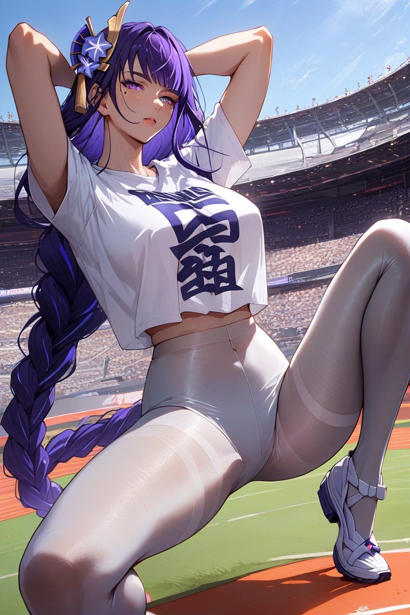 Stadium, Anime Style, Pantyhose Hentai IA pornografia