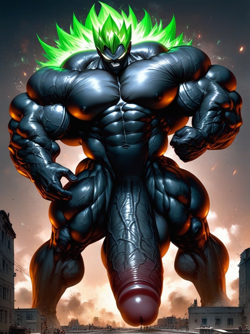 Hyper Muscle, Macro, Tall AI Gay Porn