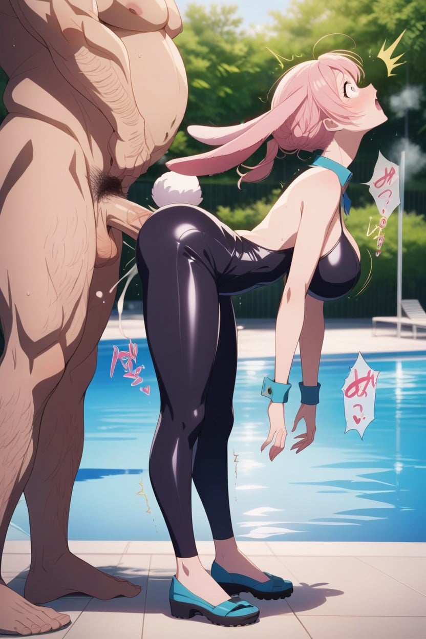 18+, Tight And Slutty Sporty Clothes, Arched Back AI Porn