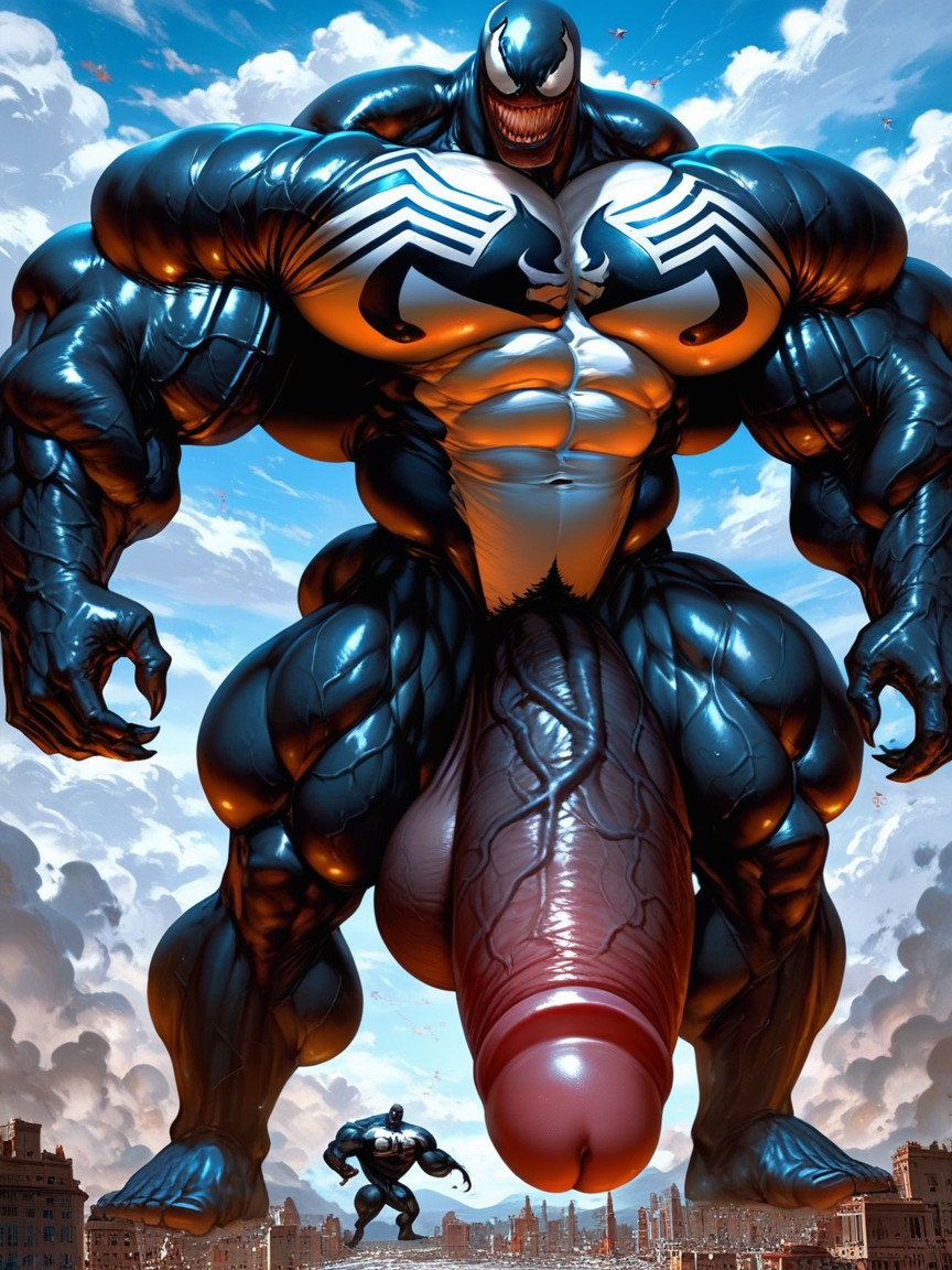 Huge Testicles, Macro, Bragging Face AI Gay Porn