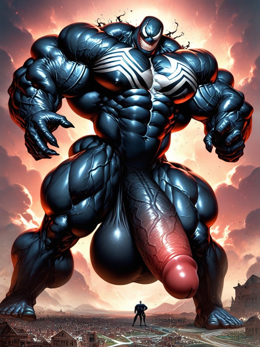 Big Ball, Hyper Penis, Hyper Macro AI Gay Porn