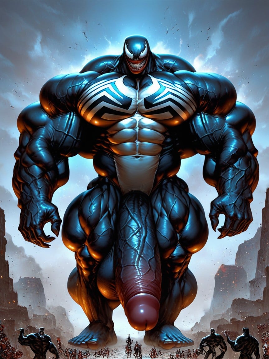 Macro, Extremely Large Ass, Huge Muscle AI Gay Porn