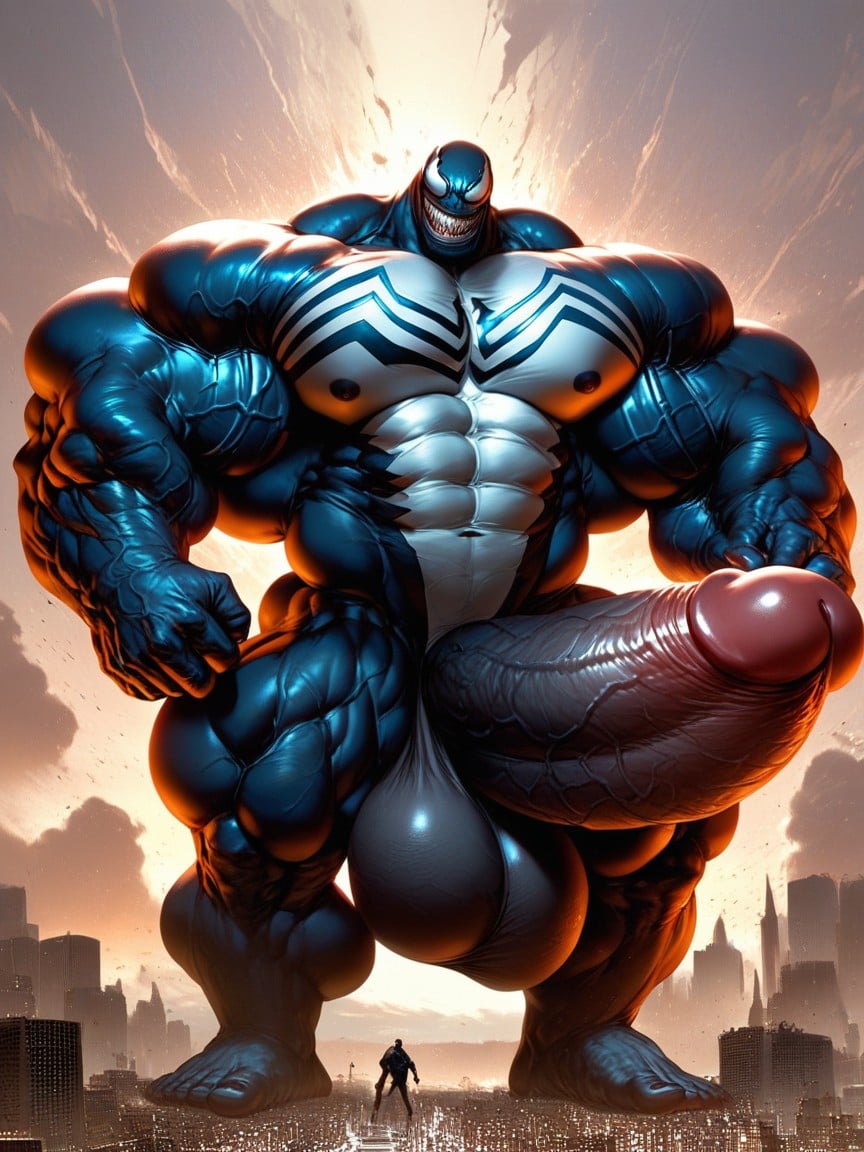 Penis Is Bigger Than Body, 18+, Muscle Growing AI Gay Porn