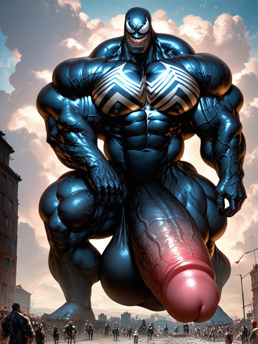 Penis Bigger Than Body, Macro, Extreme Proportions AI Gay Porn