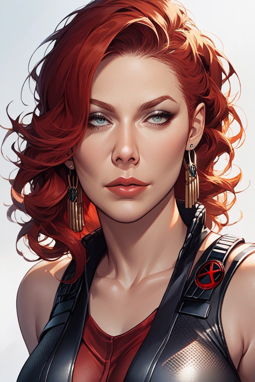 Natasha Romanov, Marvel's Black Widow, Perfect EyesPorno IA transsexuelle