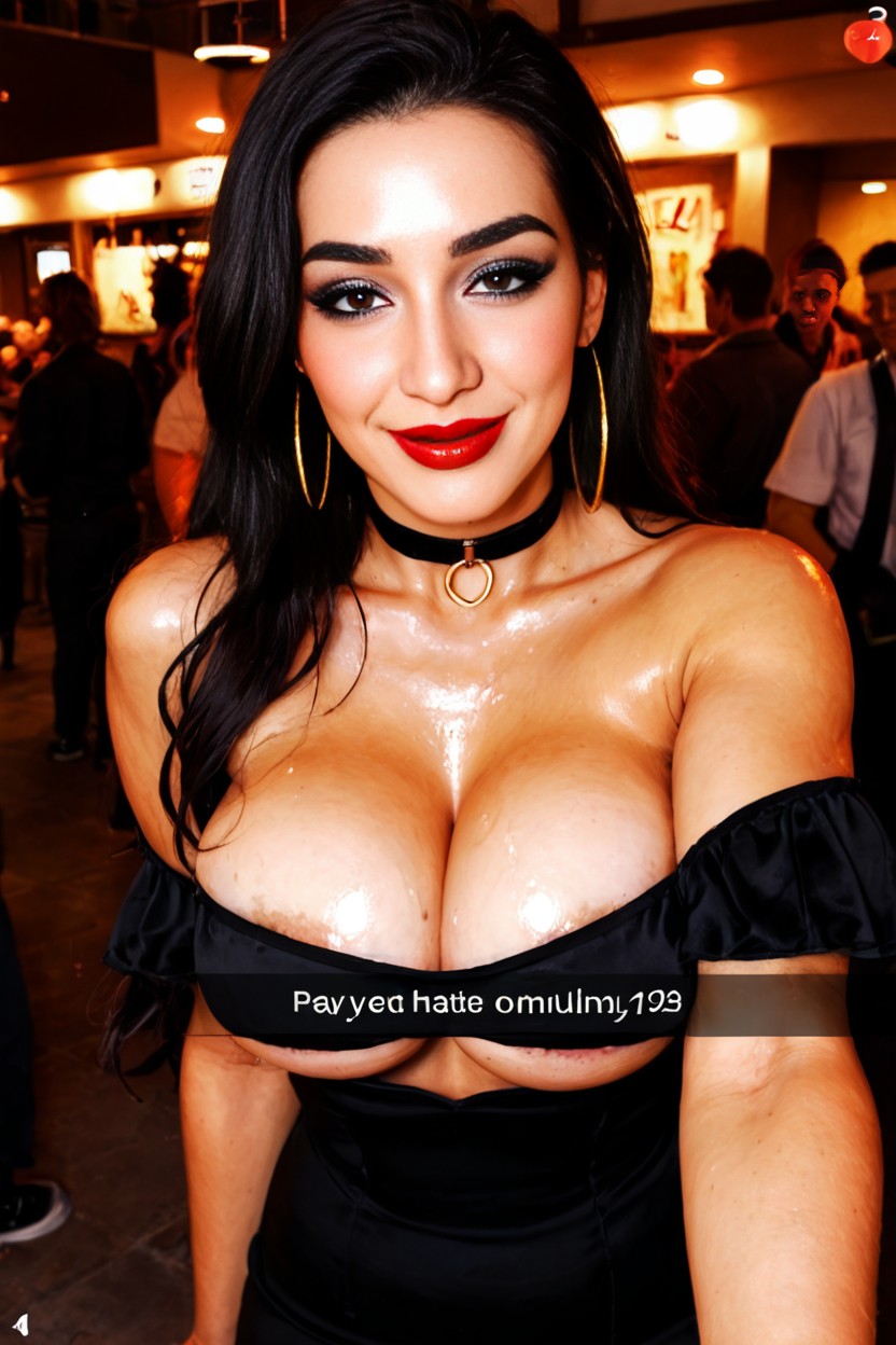 Top Down, Underboob, Presenting Breasts AI Porn